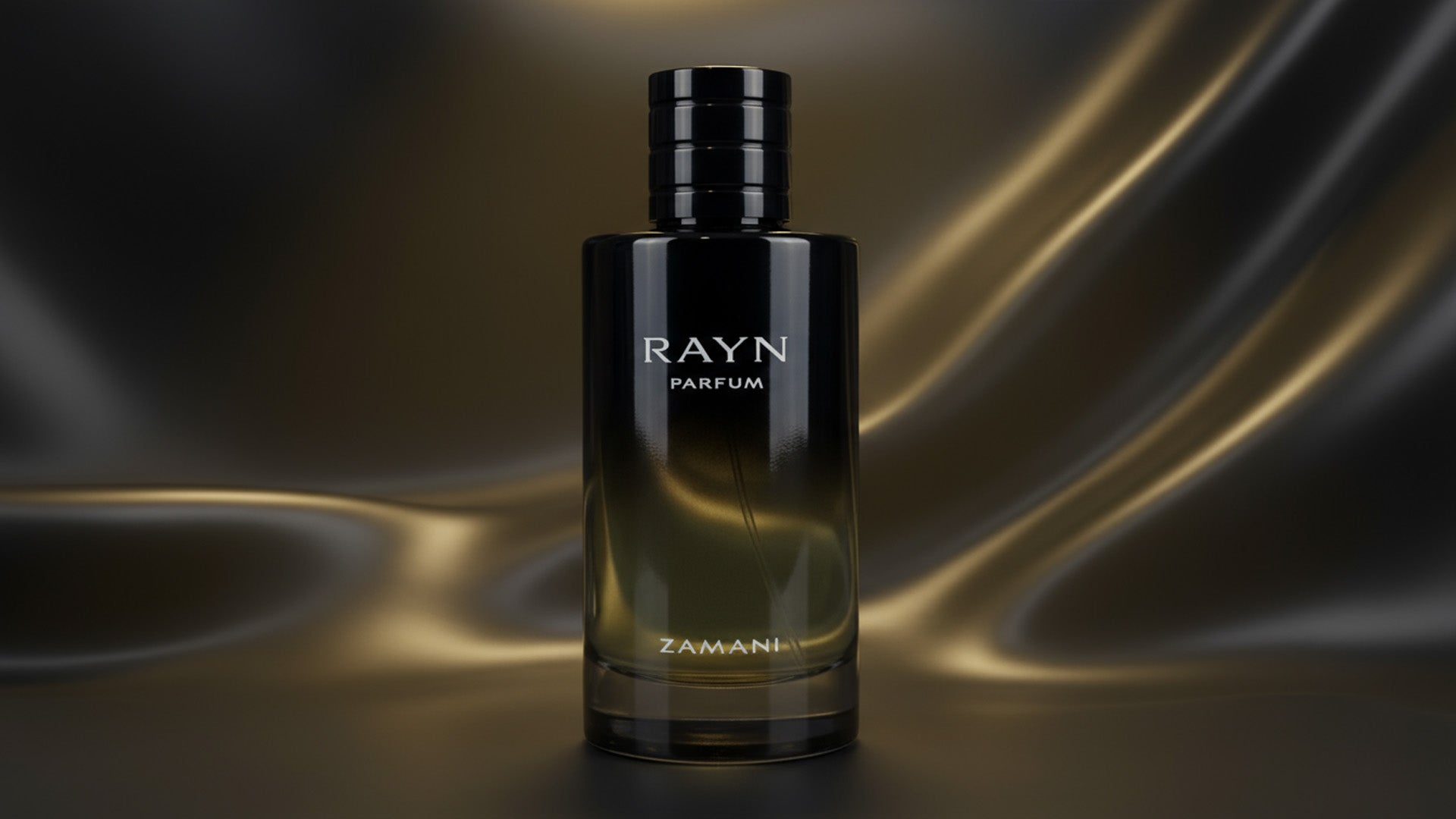 Rayn Parfum bottle with a dark background